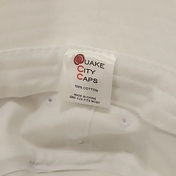 Quake City Caps Womens/Unisex Natural Beer Lightweight 100% Cotton Hat, sz Sm/Md - Picture 7 of 11